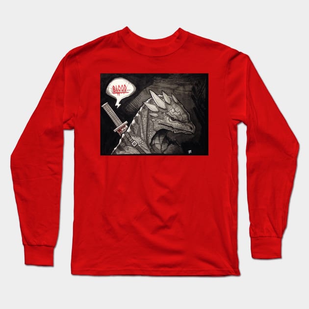 Thom and Blood Drinker Long Sleeve T-Shirt by Jhooray